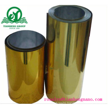 Metallized Gold and Silver PVC Rigid Film for Buscuit Tray